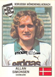 Figurina Simonsen(Borussia Mönchengladbach) - Euro Football 79 - Panini