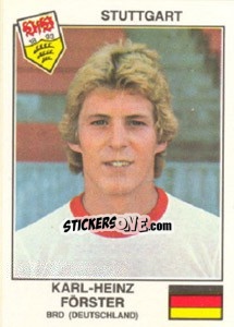 Figurina Förster(Stuttgart) - Euro Football 79 - Panini