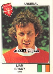 Sticker Brady(Arsenal) - Euro Football 79 - Panini