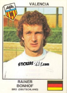 Figurina Bonhof(Valencia) - Euro Football 79 - Panini