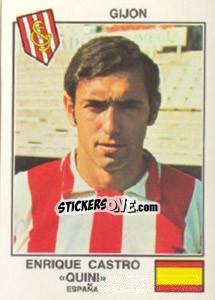 Sticker Quini(Gijon) - Euro Football 79 - Panini