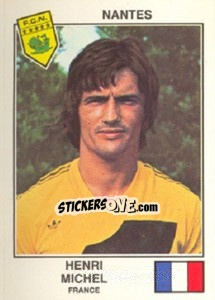 Figurina Michel(Nantes) - Euro Football 79 - Panini