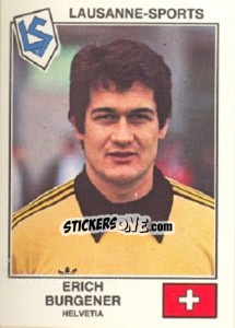 Sticker Burgener(Lausanne-Sports) - Euro Football 79 - Panini