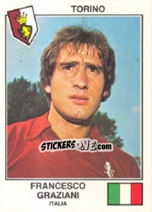 Sticker Graziani(Torino) - Euro Football 79 - Panini