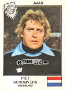 Cromo Schrijvers(Ajax) - Euro Football 79 - Panini