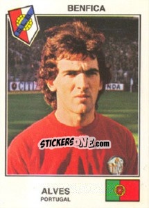 Cromo Alves(Benfica) - Euro Football 79 - Panini