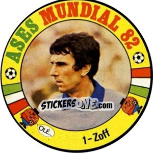 Cromo Zoff - Espanha 82 - Fernando Mas