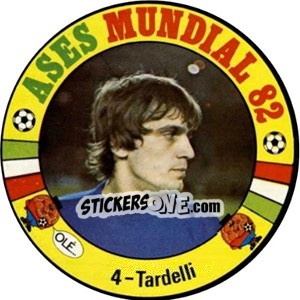 Cromo Tardelli - Espanha 82 - Fernando Mas