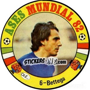 Cromo Bettega - Espanha 82 - Fernando Mas