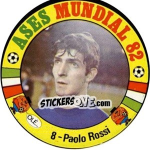 Figurina Paolo Rossi - Espanha 82 - Fernando Mas