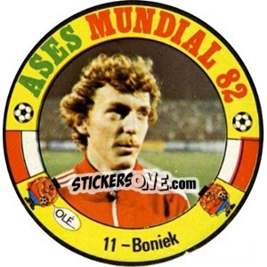 Cromo Boniek - Espanha 82 - Fernando Mas