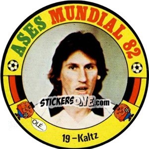 Sticker Kaltz - Espanha 82 - Fernando Mas