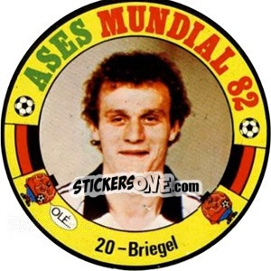 Sticker Briegel - Espanha 82 - Fernando Mas