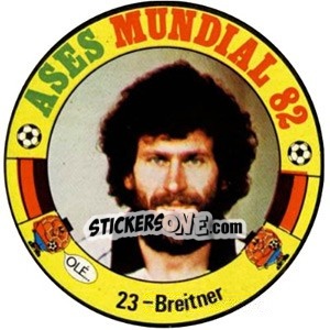 Cromo Breitner - Espanha 82 - Fernando Mas