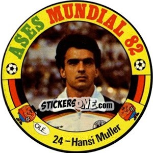 Sticker Muller - Espanha 82 - Fernando Mas