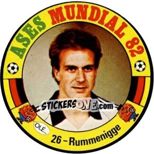 Sticker Rummenigge - Espanha 82 n. 26 - Fernando Mas