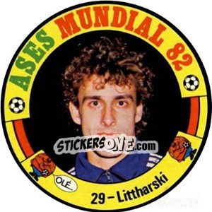 Sticker Littbarski - Espanha 82 - Fernando Mas