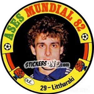 Sticker Littbarski - Espanha 82 n. 29 - Fernando Mas