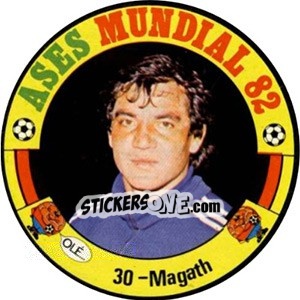 Sticker Magath - Espanha 82 - Fernando Mas