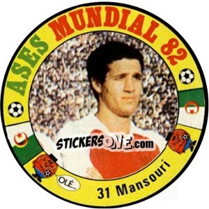 Sticker Mansouri - Espanha 82 - Fernando Mas