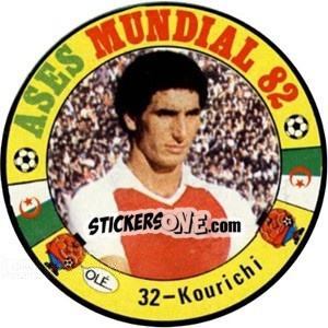 Cromo Kourich - Espanha 82 - Fernando Mas