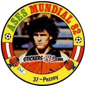 Sticker Pezzey - Espanha 82 - Fernando Mas
