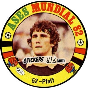 Sticker Pfaff - Espanha 82 - Fernando Mas