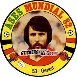 Sticker Gerest - Espanha 82 - Fernando Mas