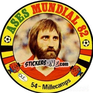 Sticker Millecamps - Espanha 82 - Fernando Mas