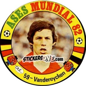 Sticker Vandereycken - Espanha 82 - Fernando Mas