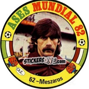 Cromo Meszaros - Espanha 82 - Fernando Mas