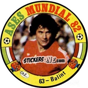 Cromo Balint - Espanha 82 - Fernando Mas