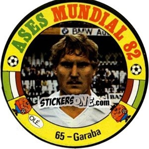 Sticker Garaba - Espanha 82 - Fernando Mas