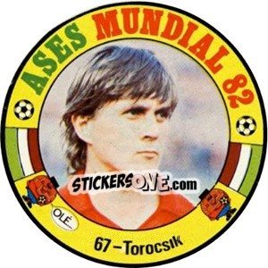 Sticker Torocsik - Espanha 82 - Fernando Mas