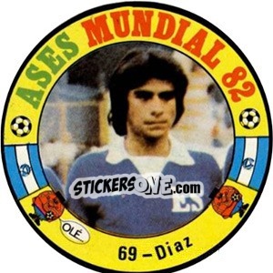 Sticker Diaz - Espanha 82 - Fernando Mas
