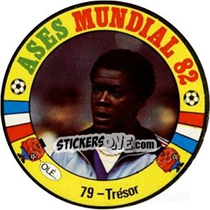 Sticker Trésor - Espanha 82 - Fernando Mas