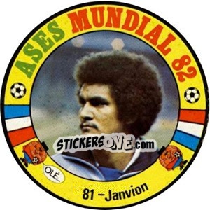 Sticker Janvion - Espanha 82 - Fernando Mas