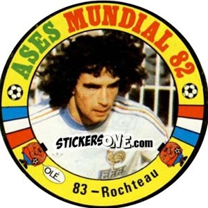 Sticker Rocheteau - Espanha 82 - Fernando Mas