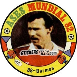 Sticker Barmos - Espanha 82 - Fernando Mas