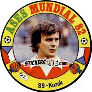 Sticker Kozak - Espanha 82 - Fernando Mas