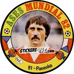 Sticker Panenka - Espanha 82 - Fernando Mas