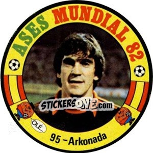 Sticker Arkonada - Espanha 82 - Fernando Mas