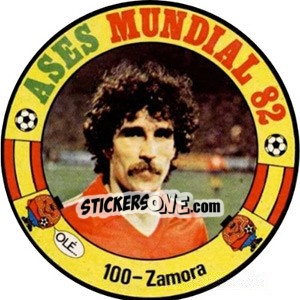 Sticker Zamora - Espanha 82 - Fernando Mas