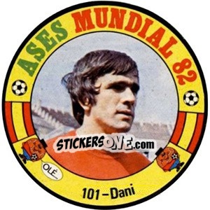 Sticker Dani - Espanha 82 - Fernando Mas