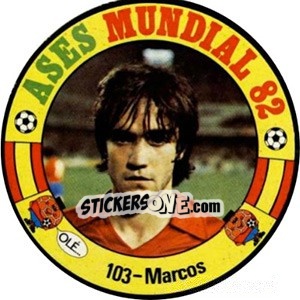 Sticker Marcos - Espanha 82 - Fernando Mas