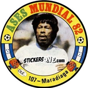 Sticker Maradiaga - Espanha 82 - Fernando Mas