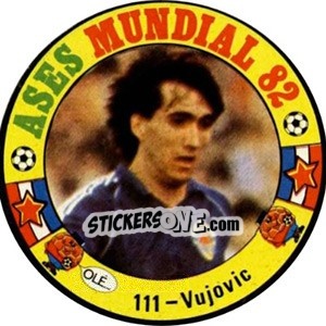 Sticker Vujovic - Espanha 82 - Fernando Mas