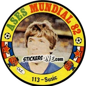Sticker Susic - Espanha 82 - Fernando Mas