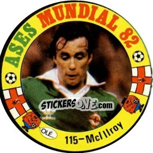 Sticker McIllroy - Espanha 82 - Fernando Mas