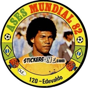 Sticker Edevaldo - Espanha 82 - Fernando Mas